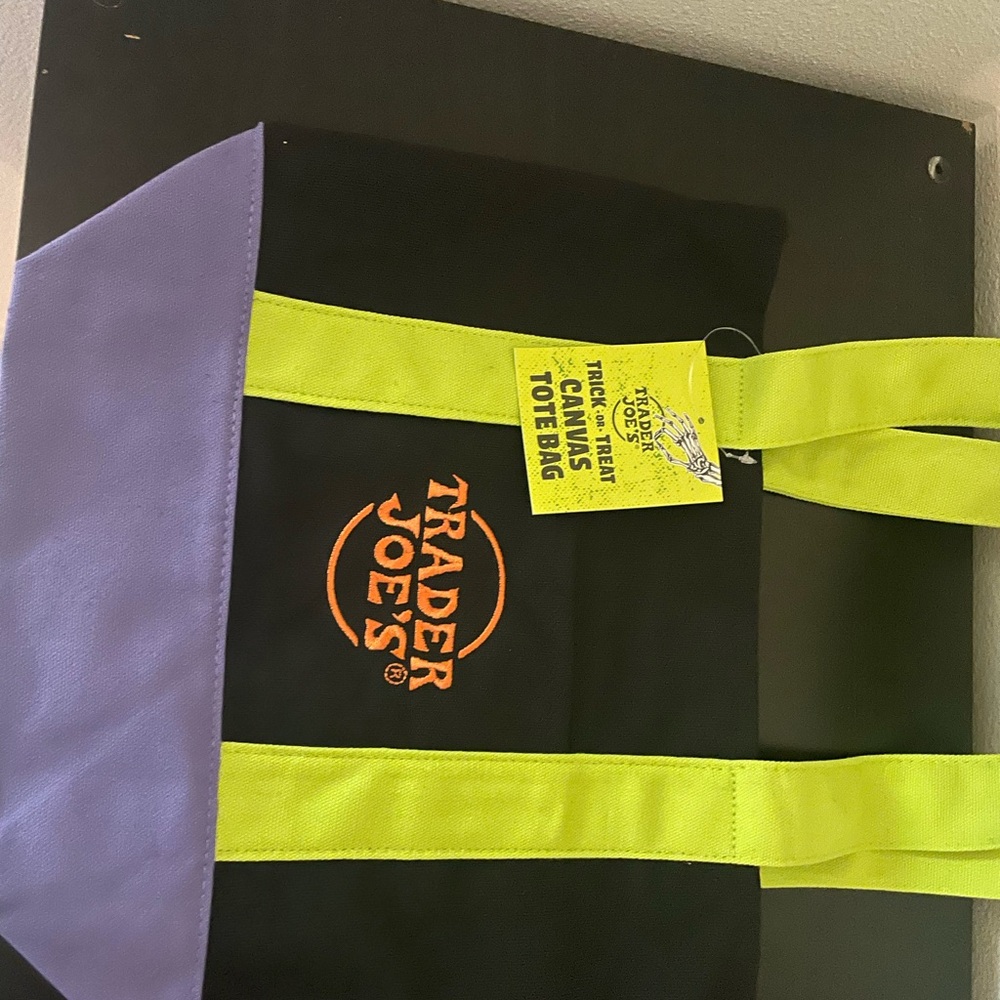 Trader Joe's Canvas Tote Bag Halloween